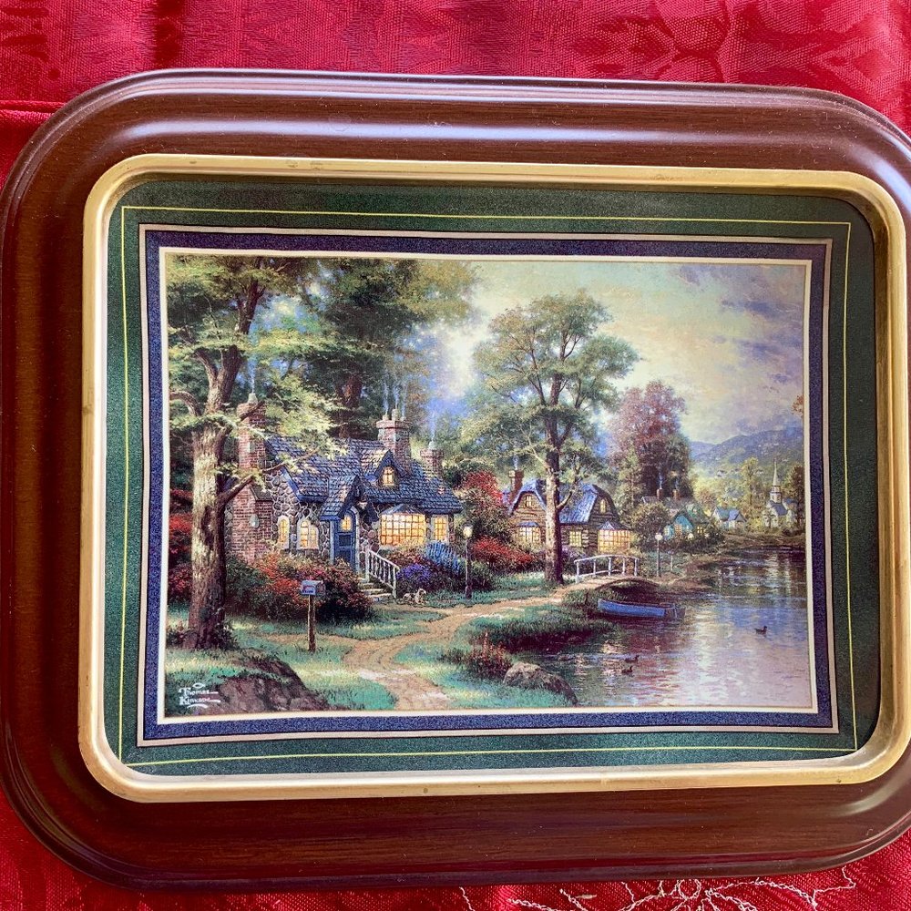 Thomas Kinkade’s “Hometown Lake” - Plate